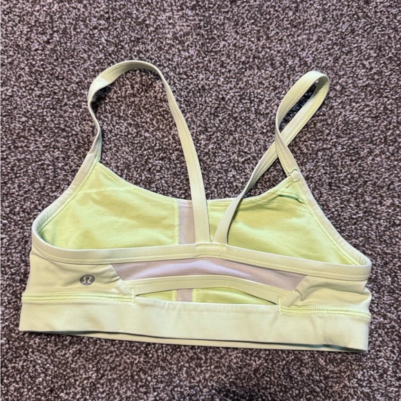 Lululemon Athletica Light Green Sports Bra - Picture 2 of 3